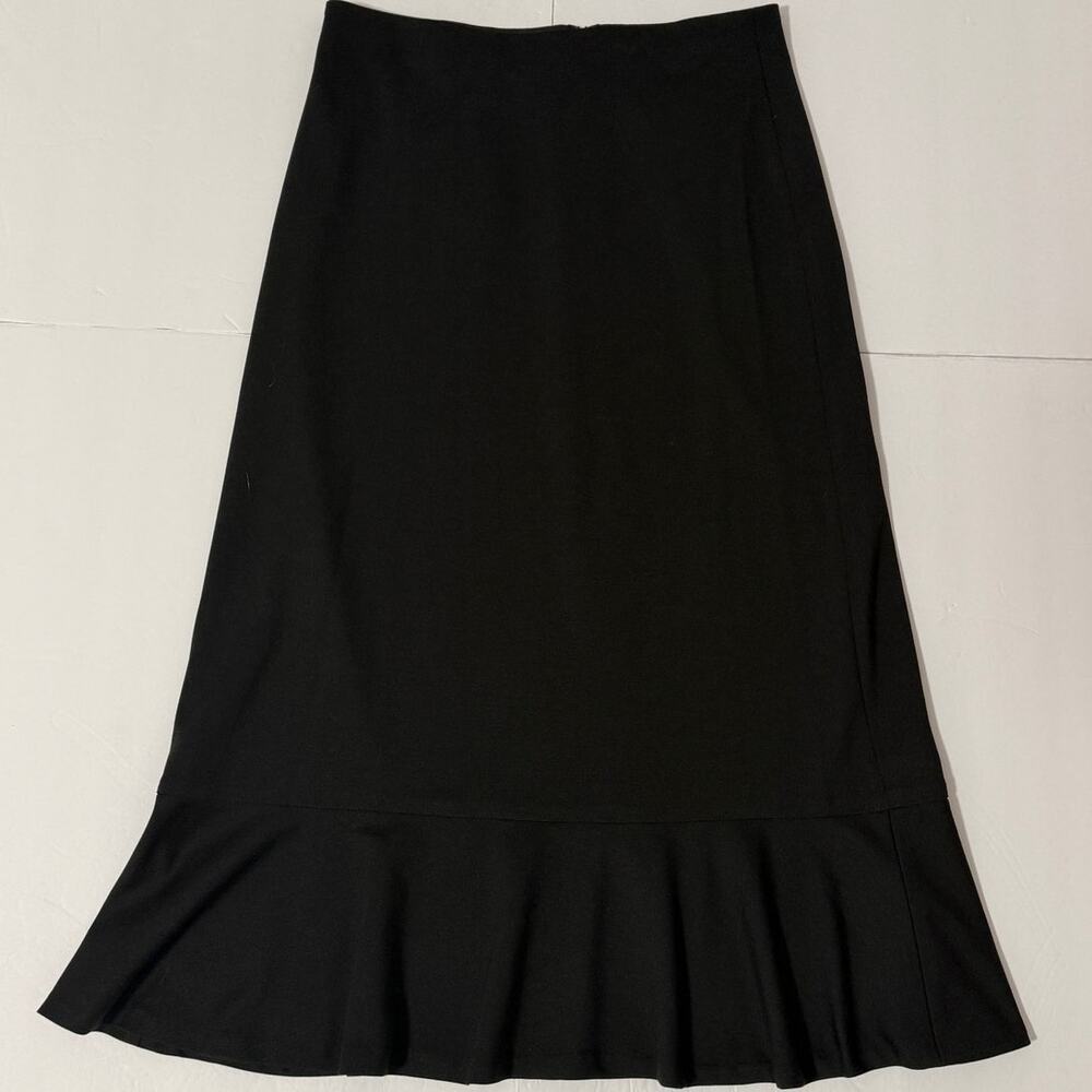 Ruby Rd Long Black Skirt, Size 10